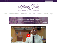 Tablet Screenshot of drpareshshah.com